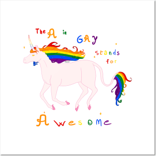 Awesome Gay Unicorn Posters and Art